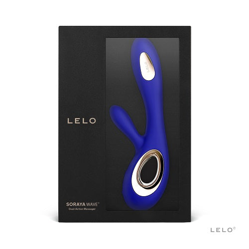 Lelo Soraya Wave Dual Action Vibrator Midnight Blue - Allure Adornments