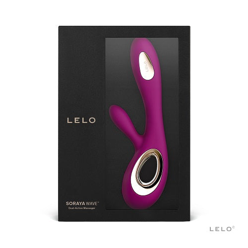 Lelo Soraya Wave Dual Action Vibrator Deep Rose - Allure Adornments