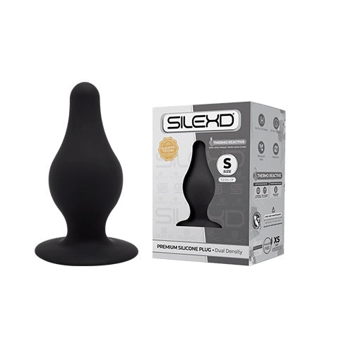 SilexD Dual Density Tapered Silicone Butt Plug Small - Allure Adornments