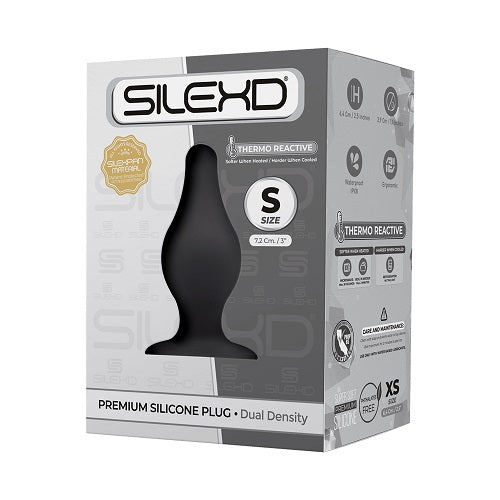 SilexD Dual Density Tapered Silicone Butt Plug Small - Allure Adornments