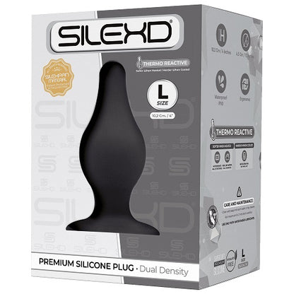 SilexD Dual Density Tapered Silicone Butt Plug Large - Allure Adornments