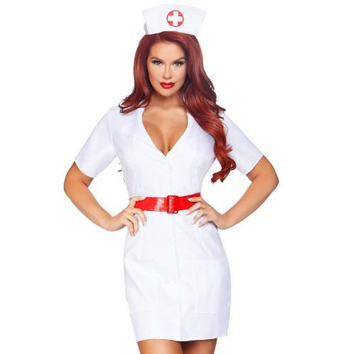 Leg Avenue TLC Nurse Costume Large - Allure Adornments