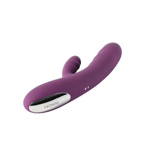 Svakom Avery Thrusting Vibrator with Clitoral Stimulator - Allure Adornments