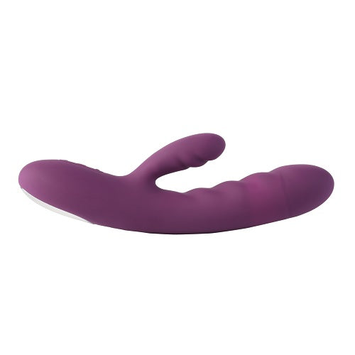 Svakom Avery Thrusting Vibrator with Clitoral Stimulator - Allure Adornments