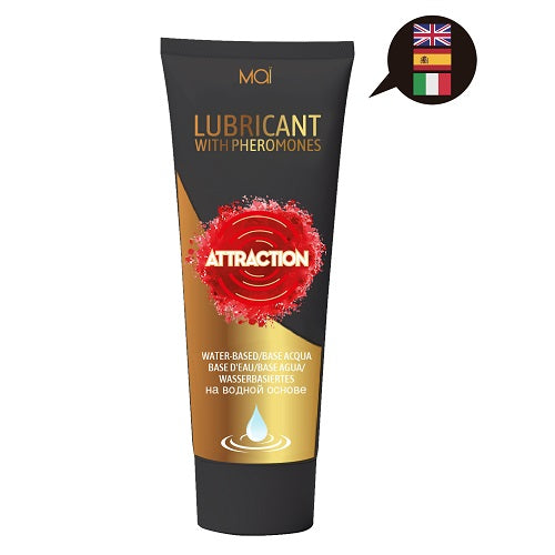 Mai Attraction Lubricant with Pheromones Unfragranced 100ml - Allure Adornments