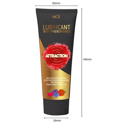 Mai Attraction Lubricant with Pheromones Red Fruits 100ml - Allure Adornments