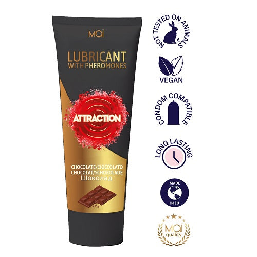 Mai Attraction Lubricant with Pheromones Chocolate 100ml - Allure Adornments