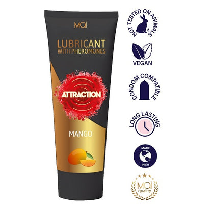 Mai Attraction Lubricant with Pheromones Mango 100ml - Allure Adornments