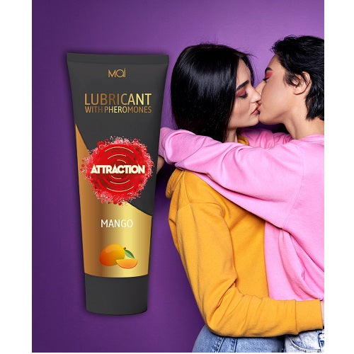 Mai Attraction Lubricant with Pheromones Mango 100ml - Allure Adornments