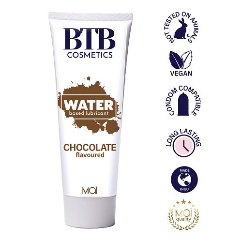 BTB Water Based Lubricant Chocolate 100ml - Allure Adornments