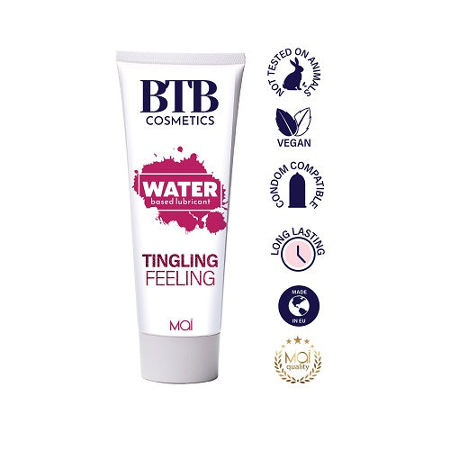 BTB Water Based Tingling Effect Lubricant 100ml - Allure Adornments