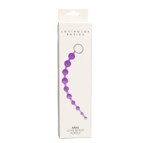 Loving Joy Anal Love Beads Purple - Allure Adornments