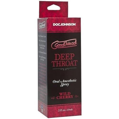 Doc Johnson Good Head Deep Throat Spray Wild Cherry - Allure Adornments