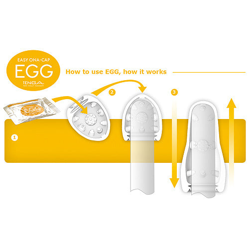 TENGA Surfer Hard Boiled Egg Shaped Male Masturbator - Allure Adornments