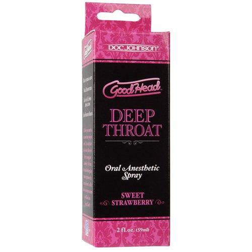 Doc Johnson Good Head Deep Throat Spray Sweet Strawberry - Allure Adornments