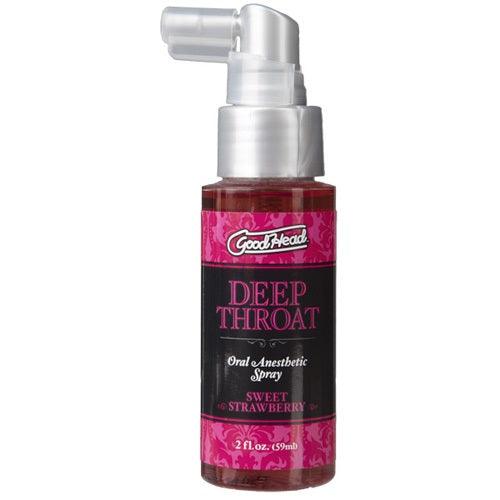 Doc Johnson Good Head Deep Throat Spray Sweet Strawberry